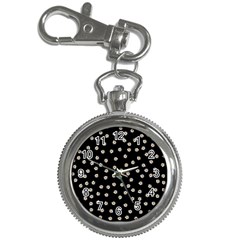 Pattern Marguerites Key Chain Watches by kcreatif