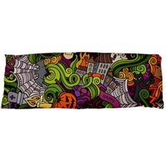 Halloween Doodle Vector Seamless Pattern Body Pillow Case Dakimakura (two Sides) by Sobalvarro