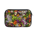 Halloween Doodle Vector Seamless Pattern Apple MacBook Pro 13  Zipper Case Front