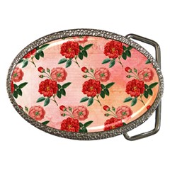 Pattern Flower Paper Belt Buckles by HermanTelo