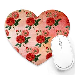 Pattern Flower Paper Heart Mousepads