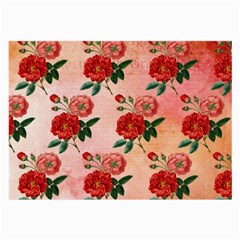 Pattern Flower Paper Large Glasses Cloth (2 Sides)