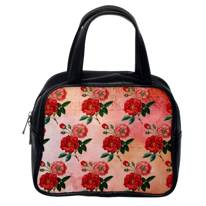 Pattern Flower Paper Classic Handbag (One Side)