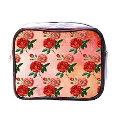 Pattern Flower Paper Mini Toiletries Bag (one Side)