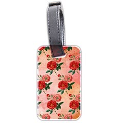 Pattern Flower Paper Luggage Tag (two Sides) by HermanTelo