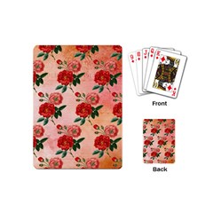 Pattern Flower Paper Playing Cards Single Design (mini)