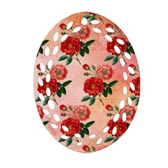 Pattern Flower Paper Ornament (oval Filigree) by HermanTelo