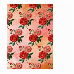 Pattern Flower Paper Large Garden Flag (two Sides)