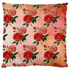 Pattern Flower Paper Large Cushion Case (two Sides)