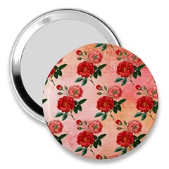 Pattern Flower Paper 3  Handbag Mirrors