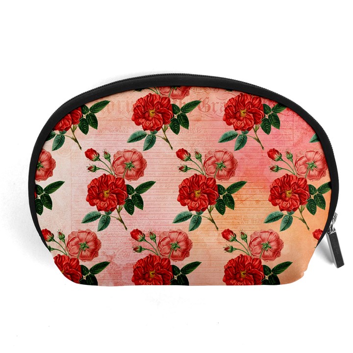 Pattern Flower Paper Accessory Pouch (Large)