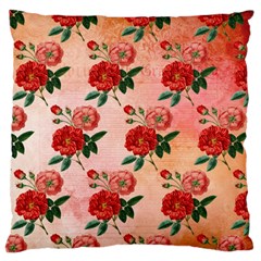 Pattern Flower Paper Standard Flano Cushion Case (one Side)