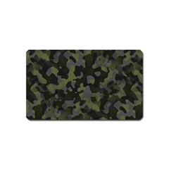 Camouflage Vert Magnet (name Card) by kcreatif