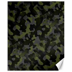 Camouflage Vert Canvas 16  X 20  by kcreatif