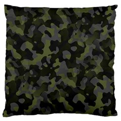 Camouflage Vert Large Cushion Case (two Sides) by kcreatif