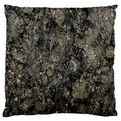 Grunge Organic Texture Print Large Cushion Case (one Side)