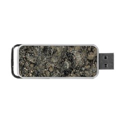 Grunge Organic Texture Print Portable Usb Flash (two Sides) by dflcprintsclothing