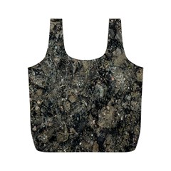 Grunge Organic Texture Print Full Print Recycle Bag (m) by dflcprintsclothing