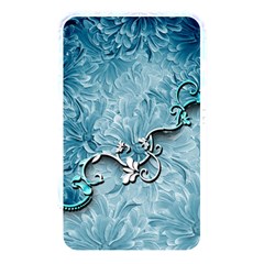 Wonderful Blue Flowers Memory Card Reader (rectangular) by FantasyWorld7