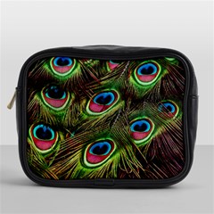 Peacock Feathers Color Plumage Mini Toiletries Bag (one Side)