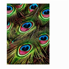 Peacock Feathers Color Plumage Large Garden Flag (two Sides)