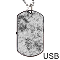 Degrade Blanc/gris Dog Tag Usb Flash (one Side) by kcreatif