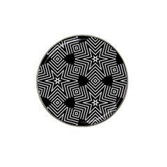 Formes Geometriques Etoiles/carres Hat Clip Ball Marker by kcreatif