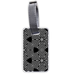 Formes Geometriques Etoiles/carres Luggage Tag (one Side) by kcreatif