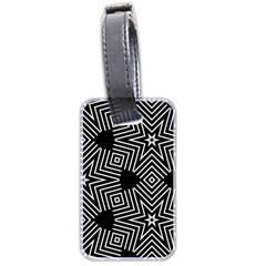 Formes Geometriques Etoiles/carres Luggage Tag (two Sides) by kcreatif