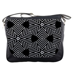 Formes Geometriques Etoiles/carres Messenger Bag by kcreatif