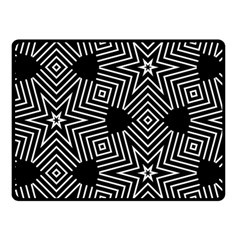 Formes Geometriques Etoiles/carres Double Sided Fleece Blanket (small)  by kcreatif