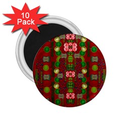 In Time For The Season Of Christmas An Jule 2.25  Magnets (10 pack) 