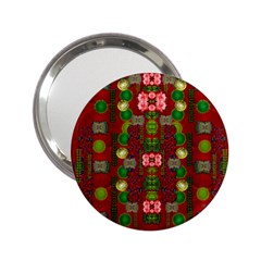 In Time For The Season Of Christmas An Jule 2.25  Handbag Mirrors