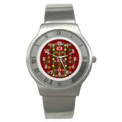 In Time For The Season Of Christmas An Jule Stainless Steel Watch