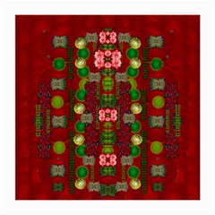 In Time For The Season Of Christmas An Jule Medium Glasses Cloth