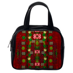 In Time For The Season Of Christmas An Jule Classic Handbag (one Side) by pepitasart