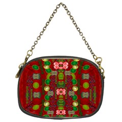 In Time For The Season Of Christmas An Jule Chain Purse (Two Sides)