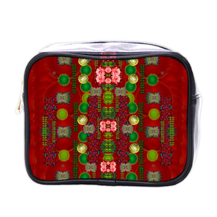 In Time For The Season Of Christmas An Jule Mini Toiletries Bag (One Side)