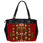 In Time For The Season Of Christmas An Jule Oversize Office Handbag (2 Sides) Back