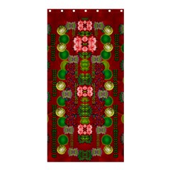 In Time For The Season Of Christmas An Jule Shower Curtain 36  X 72  (stall)  by pepitasart