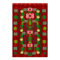 In Time For The Season Of Christmas An Jule Shower Curtain 48  x 72  (Small) 