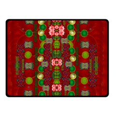 In Time For The Season Of Christmas An Jule Double Sided Fleece Blanket (Small) 