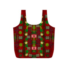 In Time For The Season Of Christmas An Jule Full Print Recycle Bag (S)