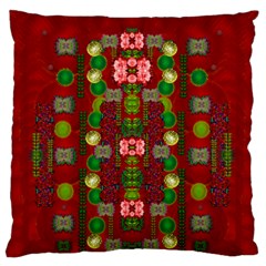 In Time For The Season Of Christmas An Jule Standard Flano Cushion Case (Two Sides)