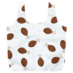 Turkey Leg Pattern - Thanksgiving Full Print Recycle Bag (xxxl)