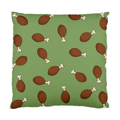 Turkey Leg Pattern - Thanksgiving Standard Cushion Case (one Side) by Valentinaart