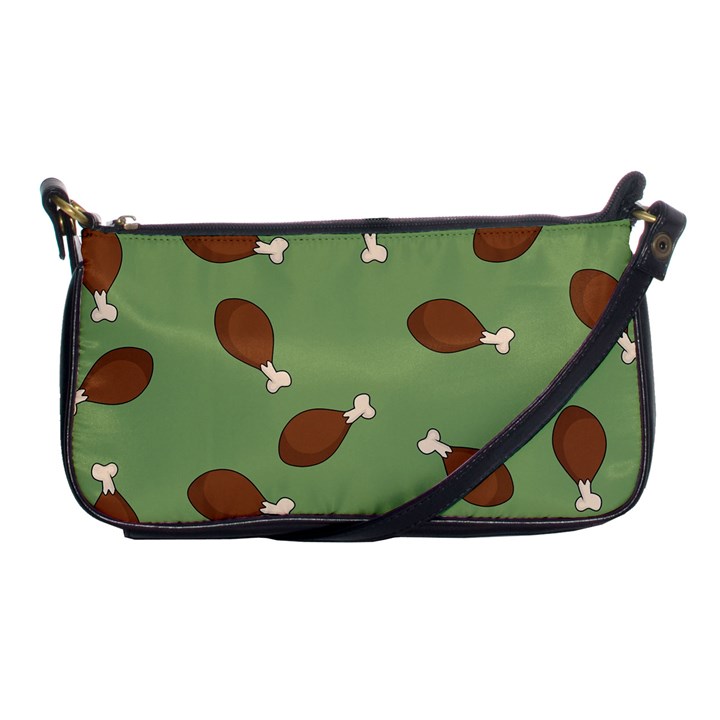 Turkey Leg Pattern - Thanksgiving Shoulder Clutch Bag