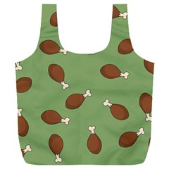 Turkey Leg Pattern - Thanksgiving Full Print Recycle Bag (xxxl)