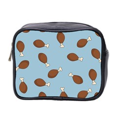 Turkey Leg Pattern - Thanksgiving Mini Toiletries Bag (two Sides)