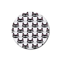 4238 Rubber Round Coaster (4 Pack)  by Valentinaart